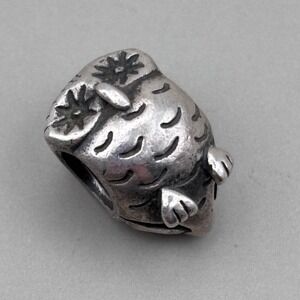 PANDORA Wise Old Owl Charm 925 Sterling Silver